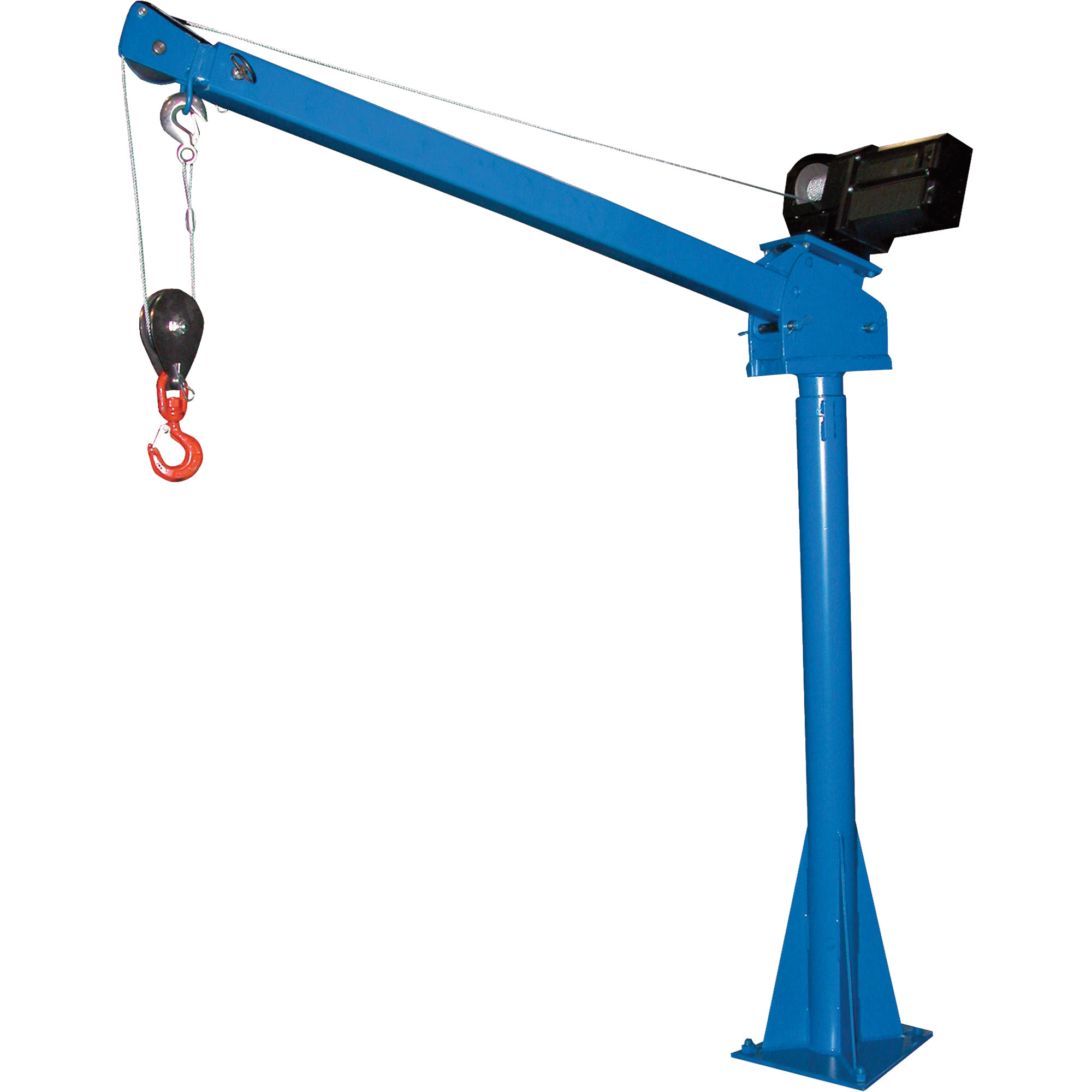 Vestil AC Power Lift Jib Crane - 2000-Lb. Capacity, 360° Swivel, Telescoping Boom, Model# WTJ-20-3-AC-CSA